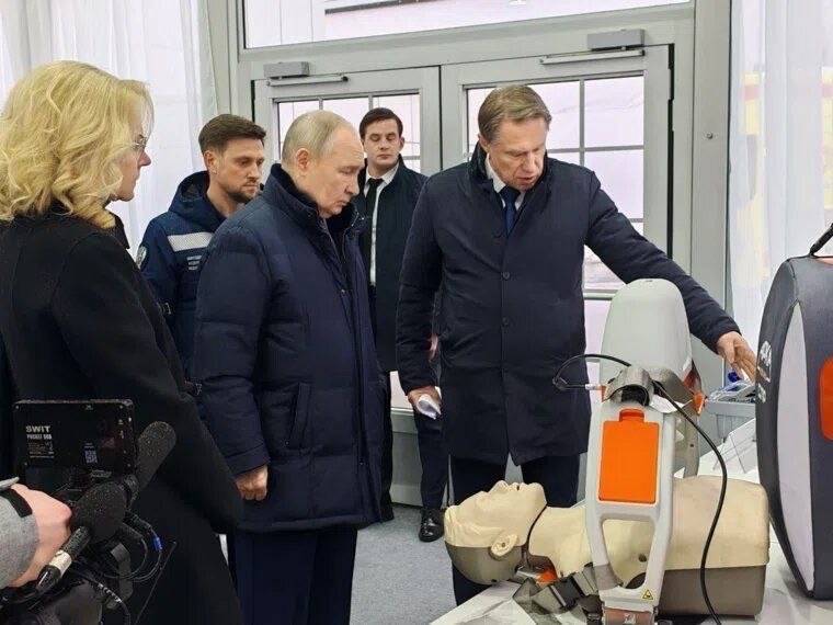 Владимиру Путину представили разработки резидента ОЭЗ «Технополис Москва»