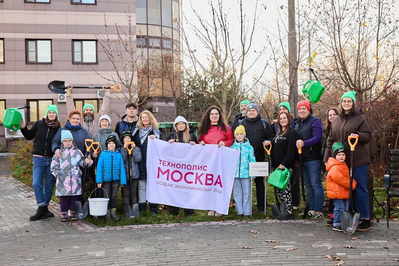 Озеленение территории детского центра