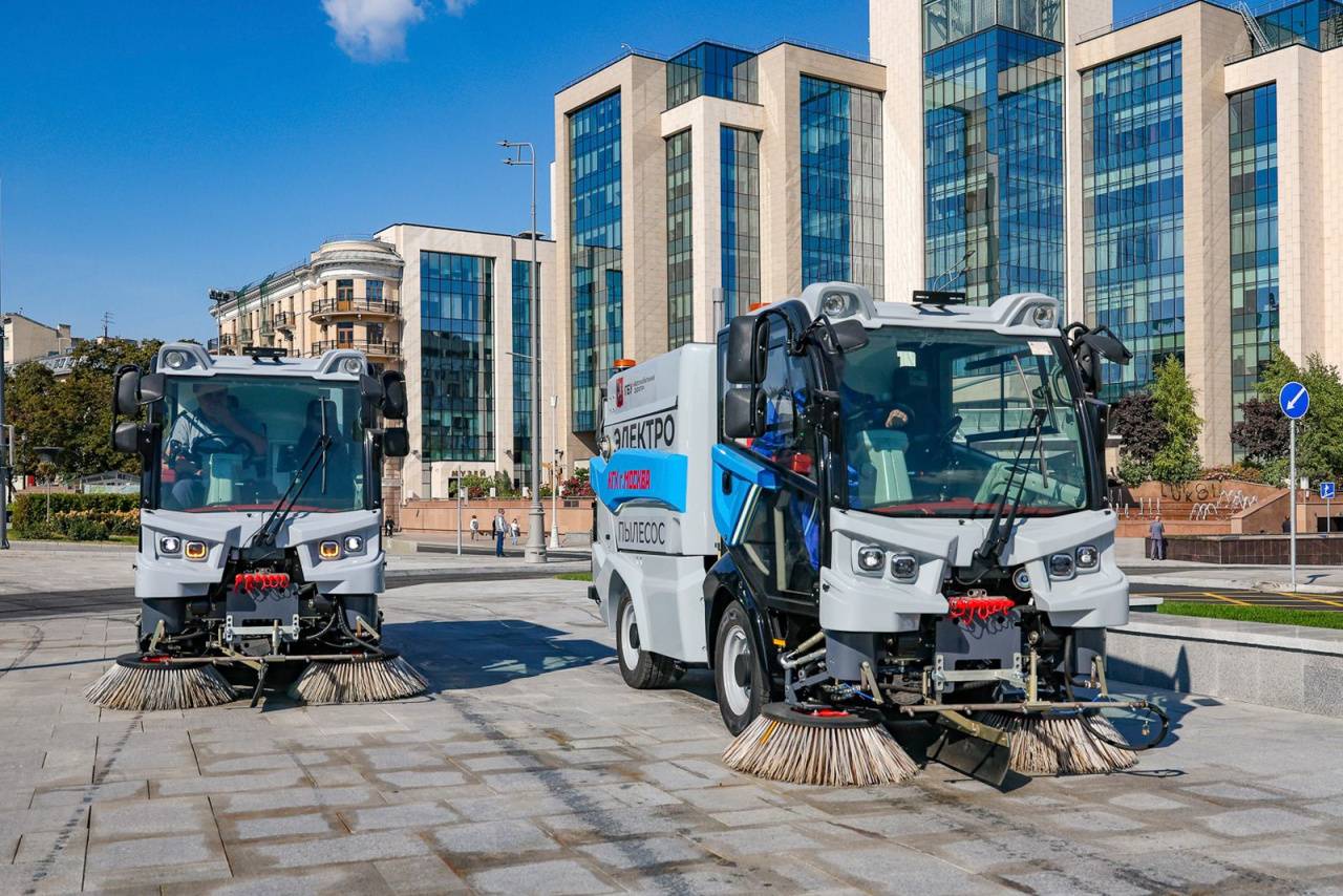 В Москве началось применение новейших уборочных машин резидента ОЭЗ столицы