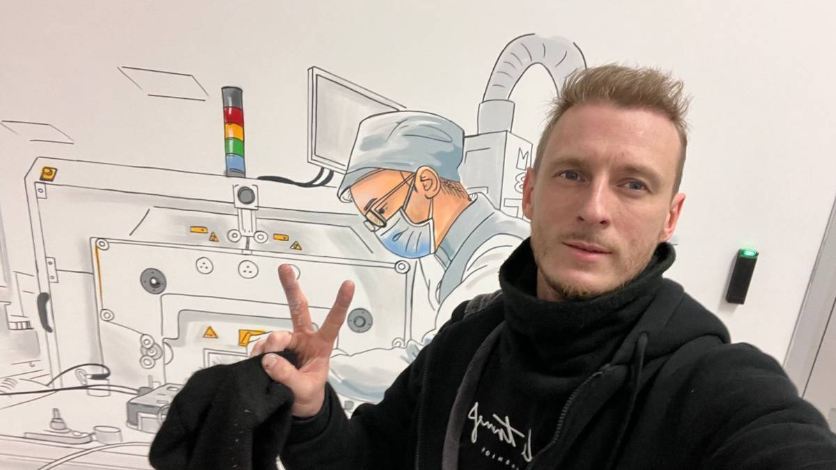 На площадке «Алабушево» особой экономической зоны «Технополис Москва» появились муралы